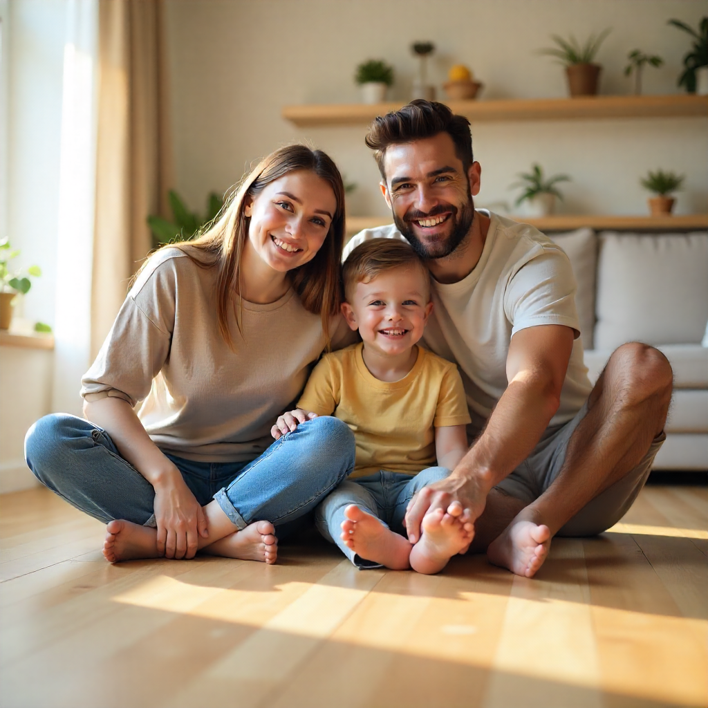 freepik georgian family barefoot on a newly installed lami 77811